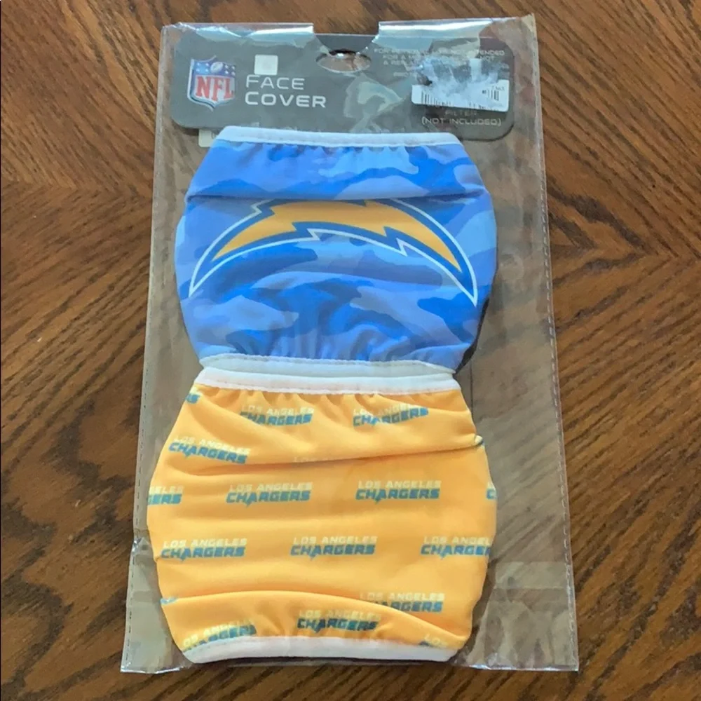 NFL Chargers Face Masks